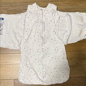 Halo White SleepSack with Star and Moon Design